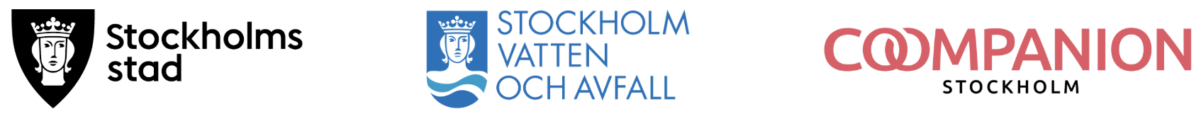 Cirkulära Årsta logotyper