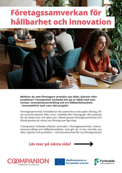 broschyr om företagssamverkan
