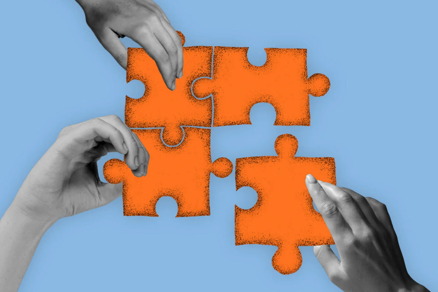 pusselbitar med upprop om mer kooperativ politik